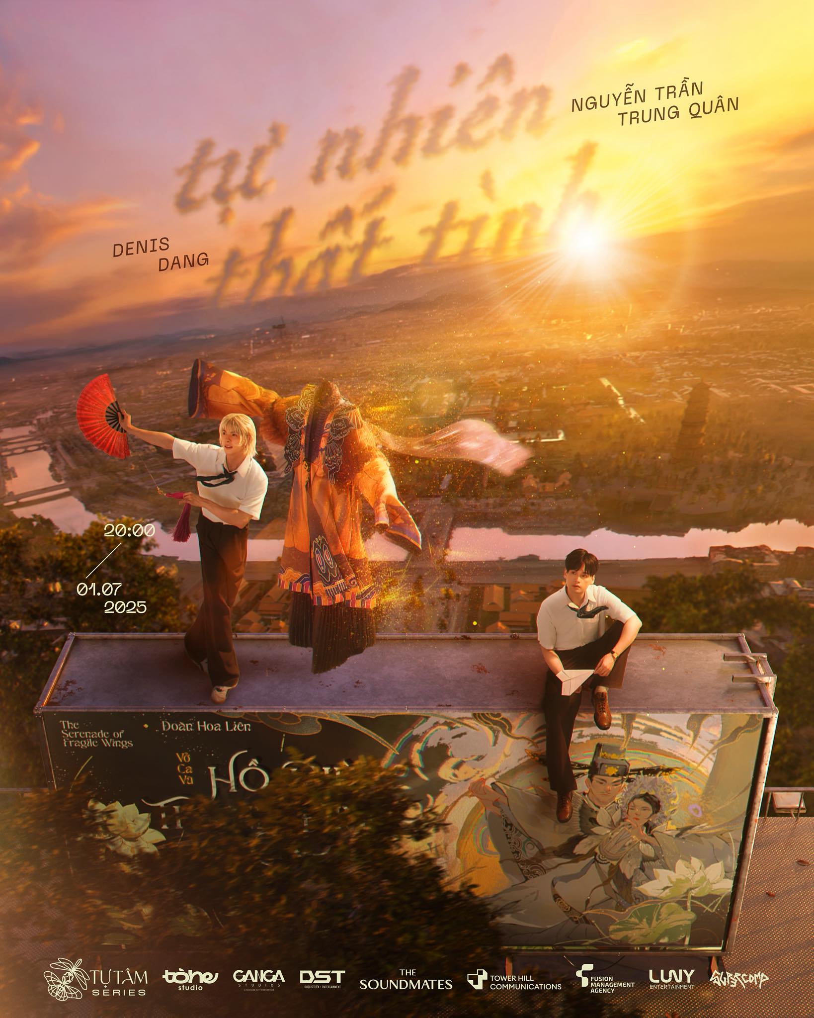 Nguyễn Trần Trung Quân featuring Denis Đặng — Tự Nhiên Thất Tình cover artwork