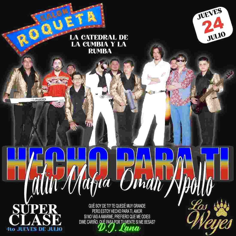 LATIN MAFIA & Omar Apollo — Hecho para ti cover artwork