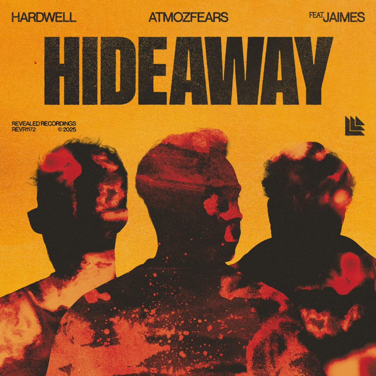 Hardwell & Atmozfears featuring Jaimes — Hideaway cover artwork