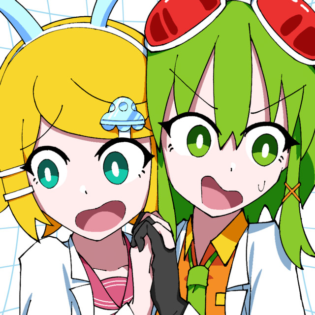 Atena (Fumei) featuring GUMI & Kagamine Rin — Clone Clone cover artwork