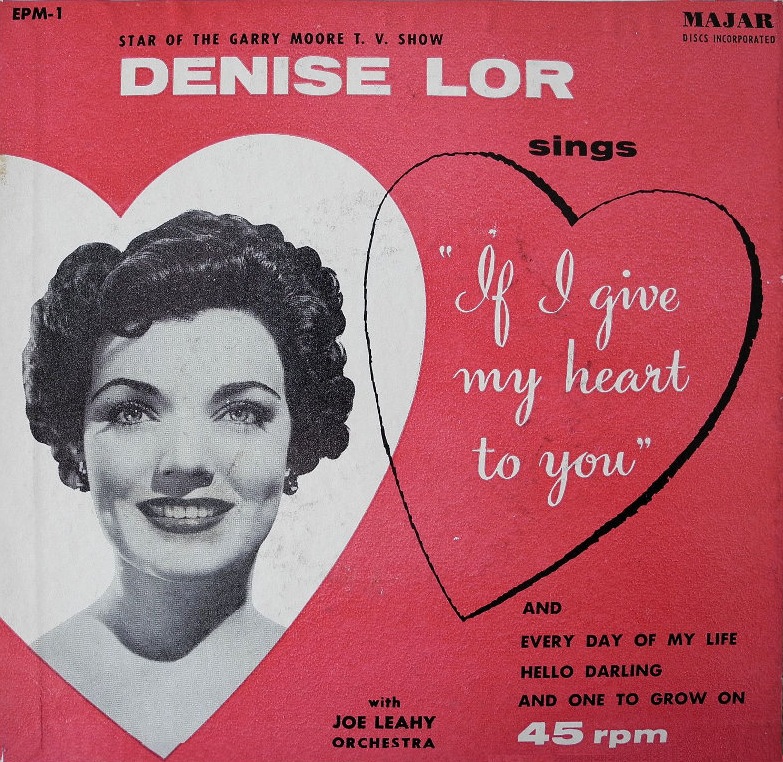 Denise Lor — If I Give My Heart To You cover artwork