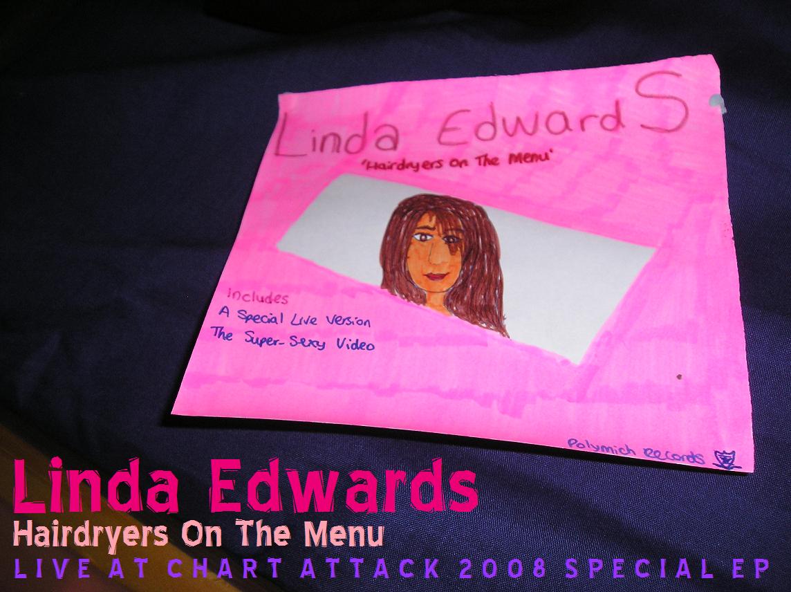Linda Edwards — Hairdryers On The Menu cover artwork