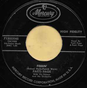 Patti Page — Fibbin' cover artwork