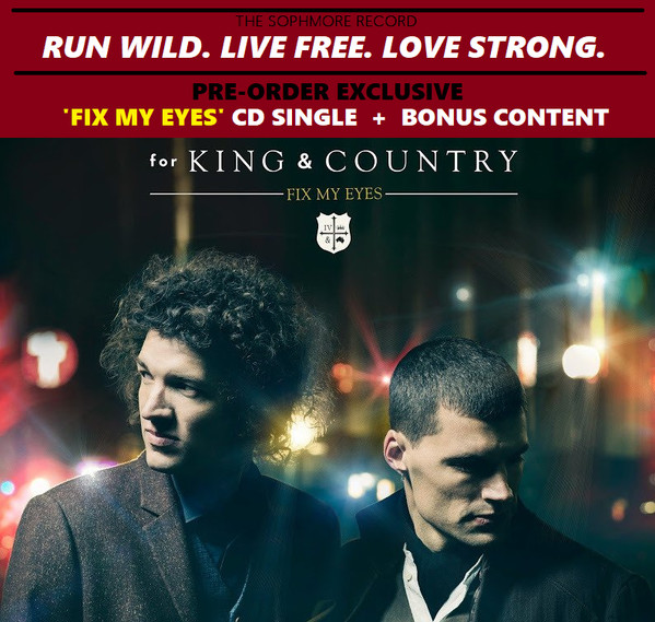 for KING &amp; COUNTRY — Fix My Eyes cover artwork