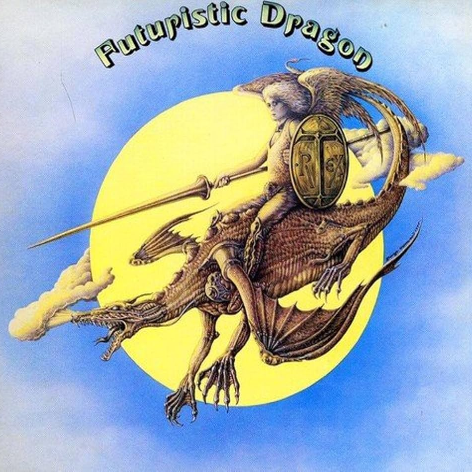 T. Rex Futuristic Dragon cover artwork