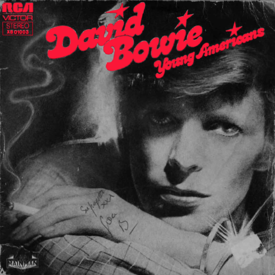 David Bowie — Young Americans cover artwork