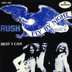 Rush — Fly by Night cover artwork