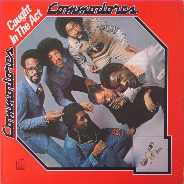 Commodores Caught in the Act cover artwork