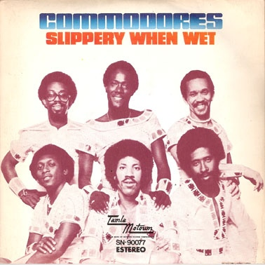 Commodores — Slippery When Wet cover artwork