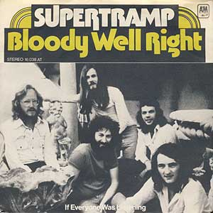 Supertramp — Bloody Well Right cover artwork