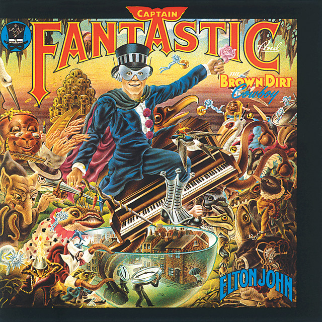 Elton John Captain Fantastic and the Brown Dirt Cowboy cover artwork