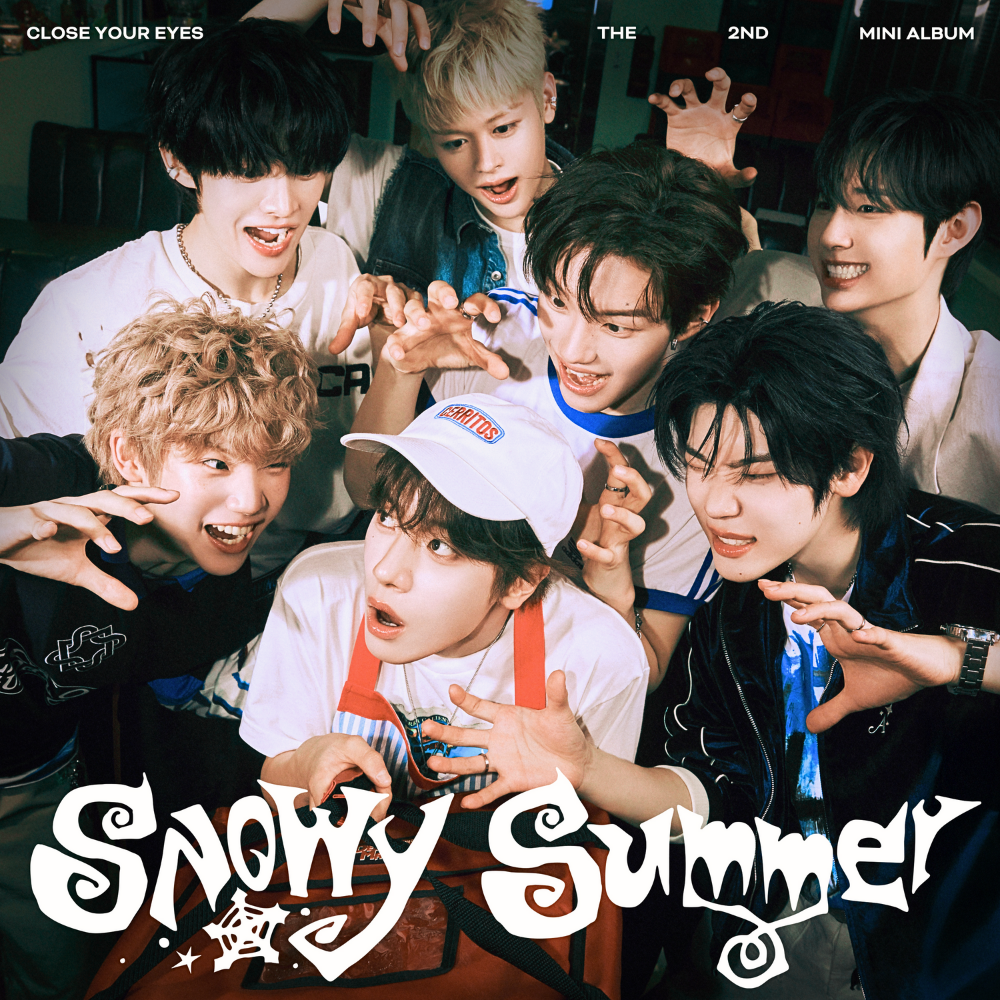 CLOSE YOUR EYES Snowy Summer cover artwork
