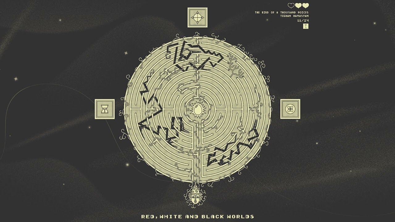 Tigran Hamasyan — Red, White &amp; Black Worlds cover artwork