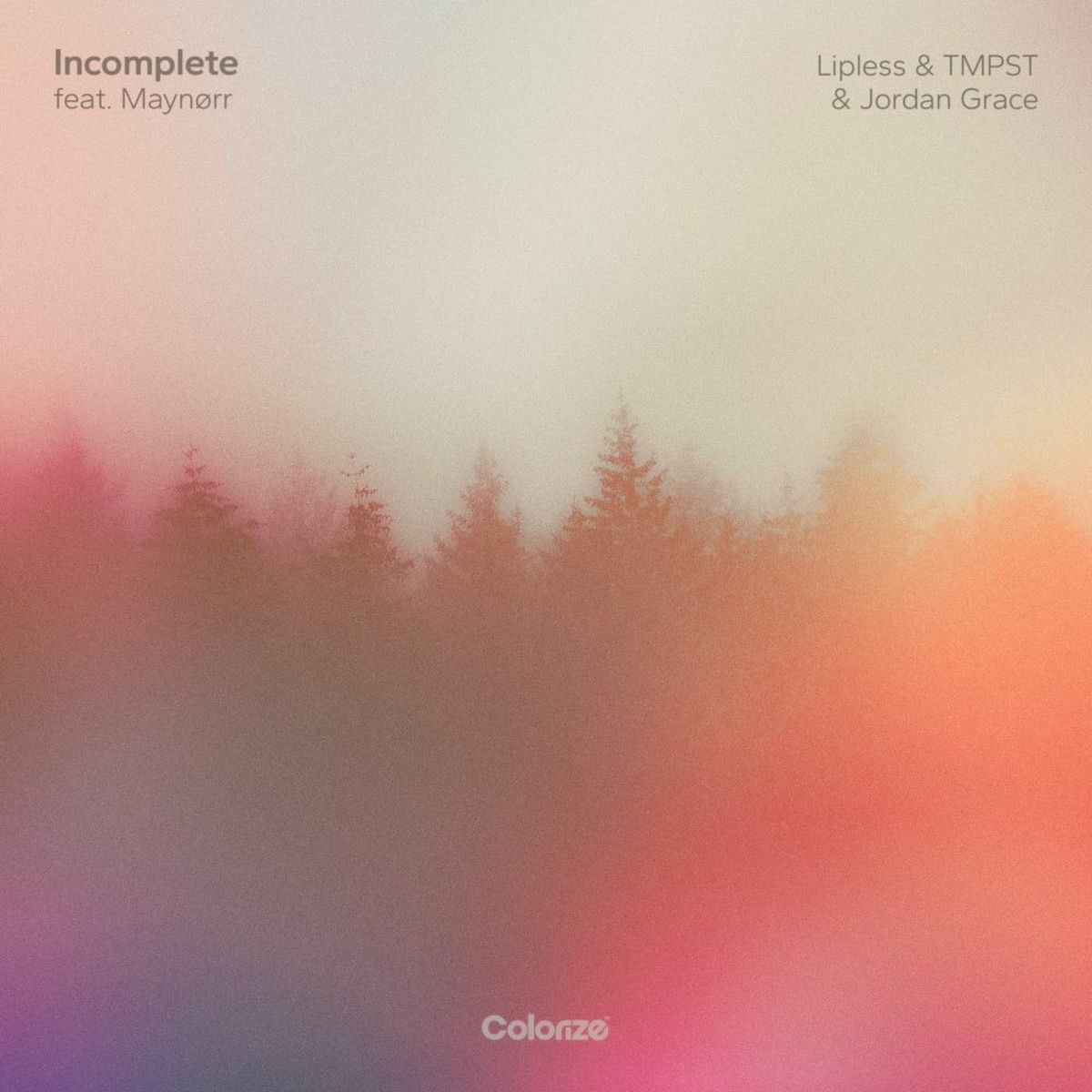Lipless, TMPST, & Jordan Grace featuring Maynørr — Incomplete cover artwork