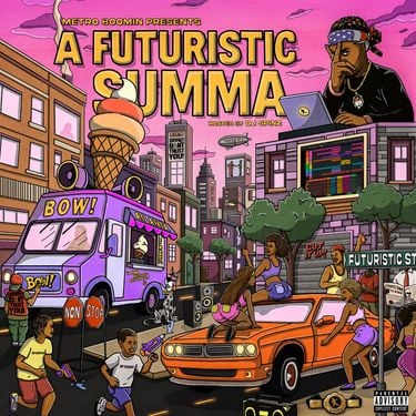 Metro Boomin Metro Boomin Presents: A Futuristic Summa (Hosted by DJ Spinz) cover artwork