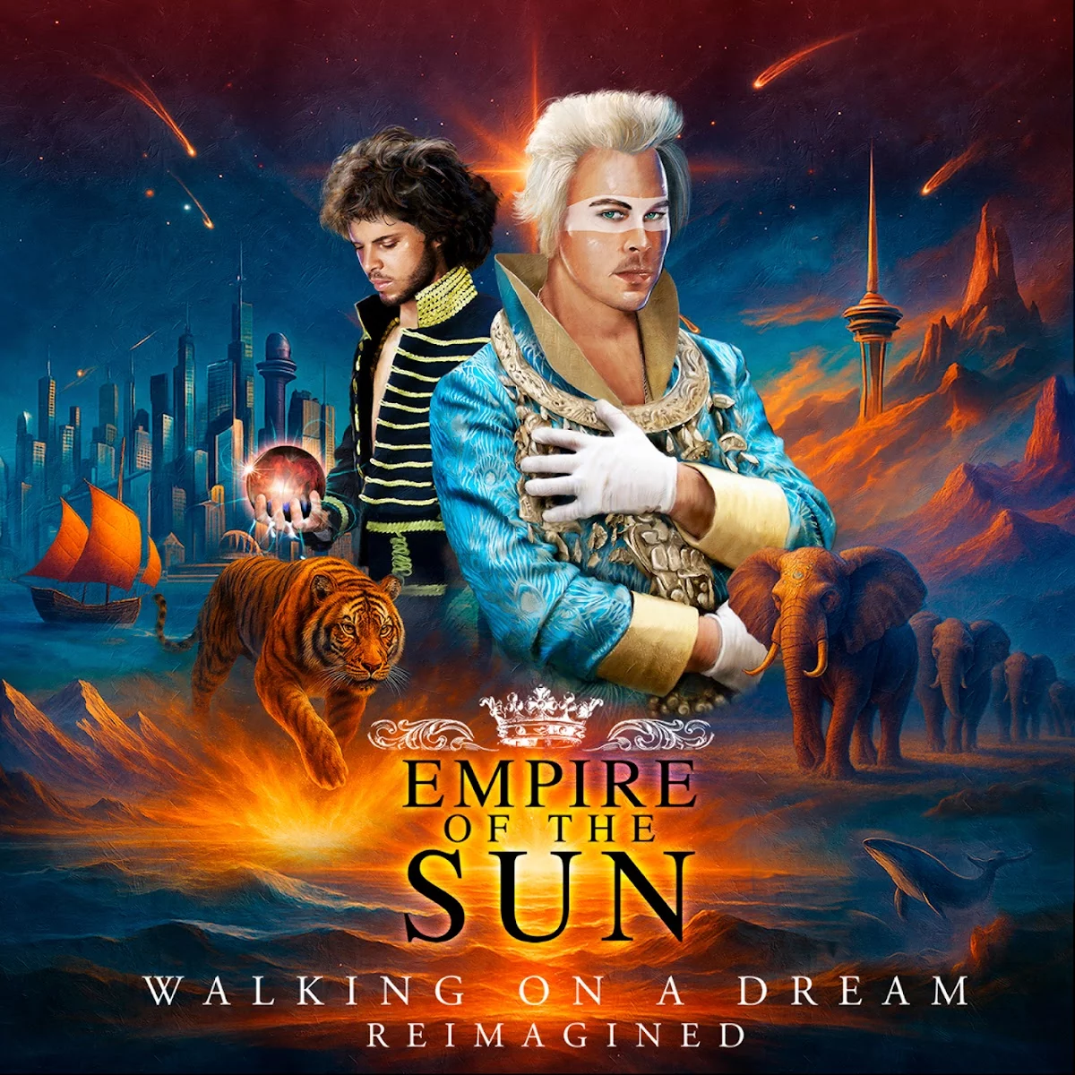 Empire of the Sun — Walking On A Dream (BLOND:ISH Remix) cover artwork