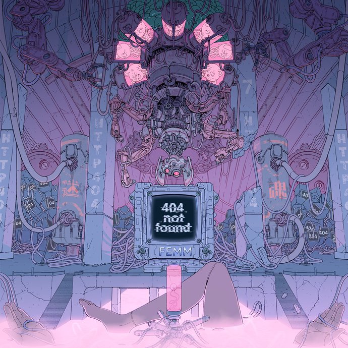 FEMM — Bury Me (With All My $$) cover artwork