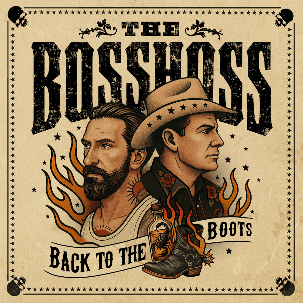 The BossHoss Back to the Boots cover artwork
