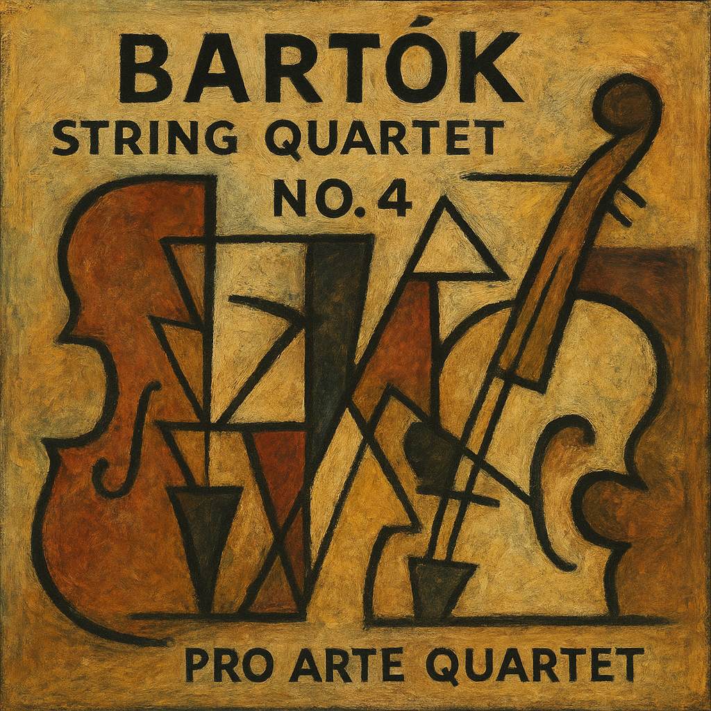 Bela Bartok — String Quartet No. 4 cover artwork