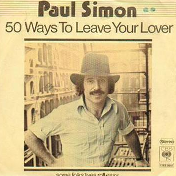 Paul Simon — 50 Ways to Leave Your Lover cover artwork