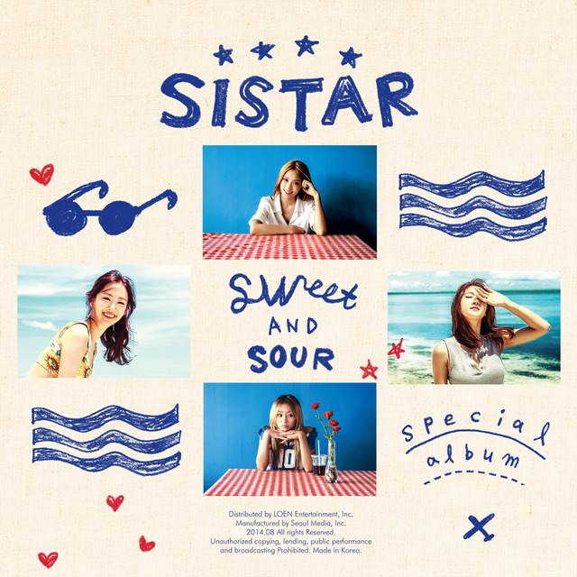 SISTAR — Sweet &amp; Sour cover artwork