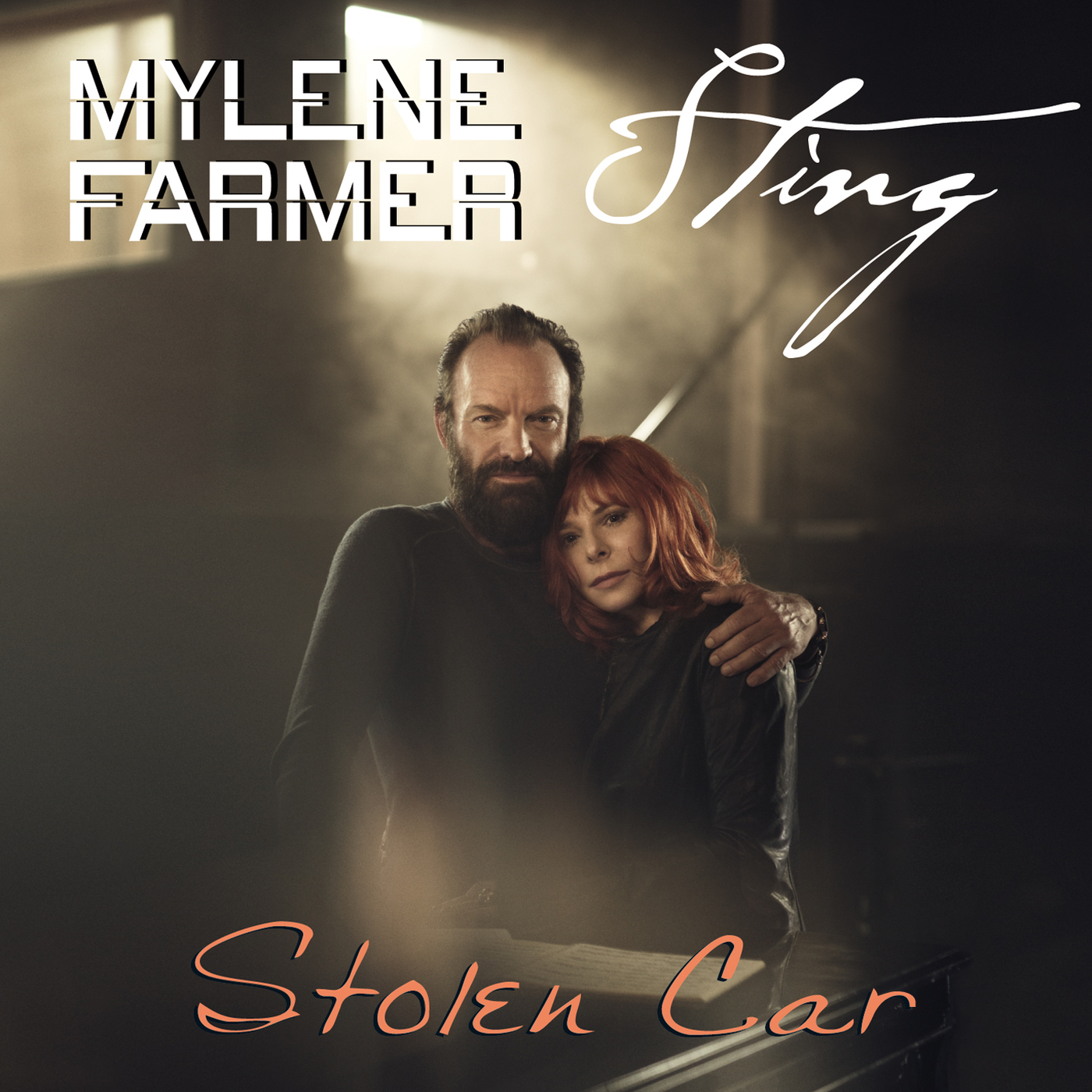Mylène Farmer featuring Sting — Stolen car cover artwork