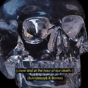 $uicideboy$ featuring Bones — Now and at the Hour of Our Death cover artwork