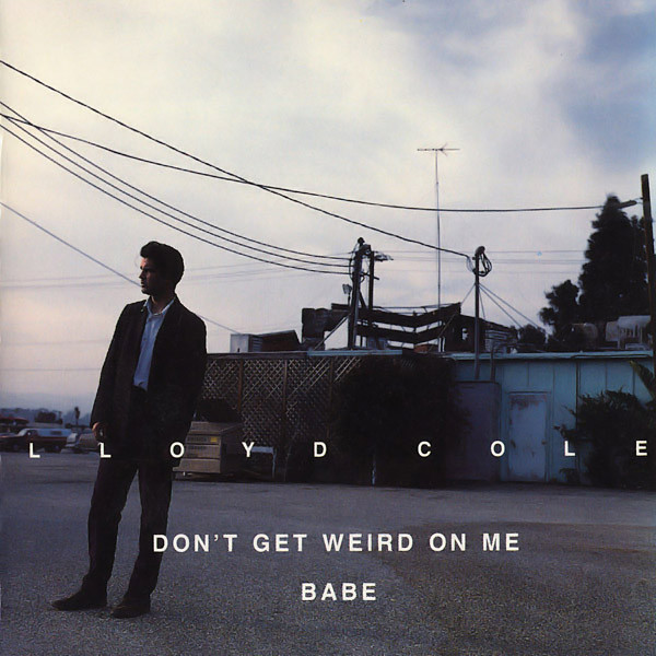 Lloyd Cole Don't Get Weird On Me Babe cover artwork