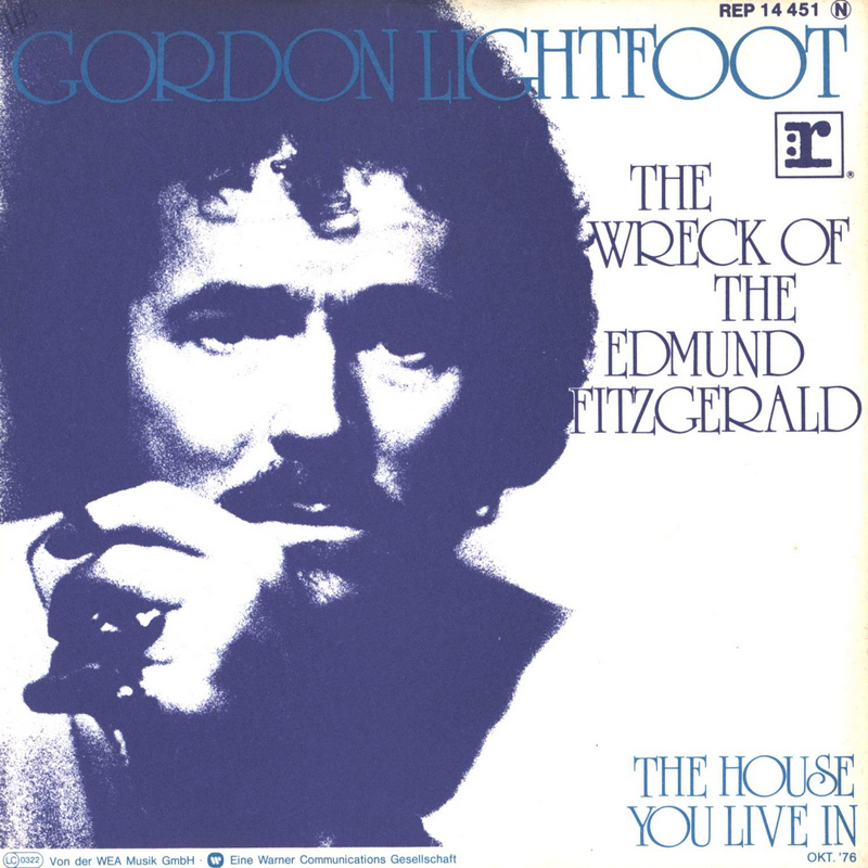 Gordon Lightfoot — The Wreck of the Edmund Fitzgerald cover artwork