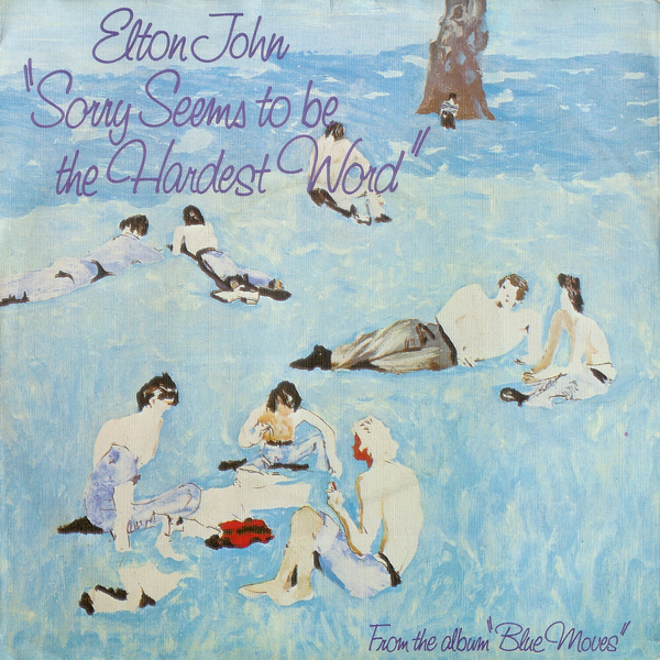 Elton John — Sorry Seems to Be the Hardest Word cover artwork