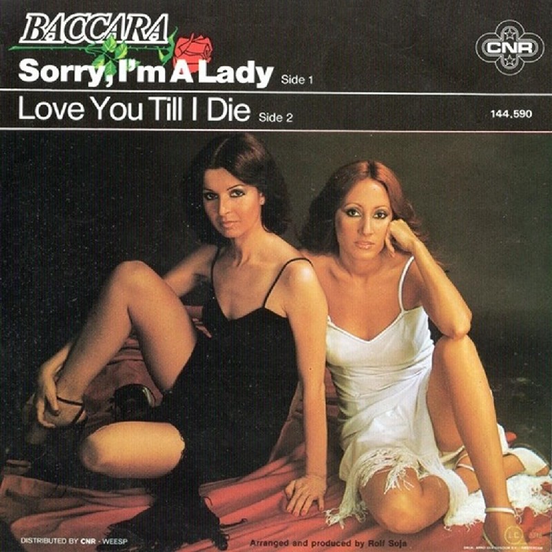 Baccara — Sorry I'm a Lady cover artwork