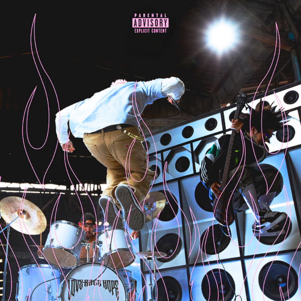 NICKTHEREAL — FLAMES cover artwork