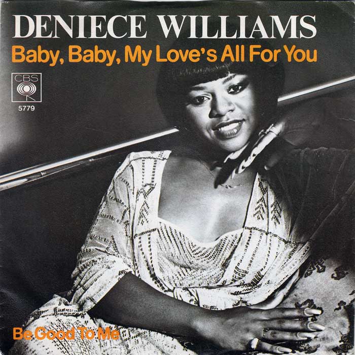 Deniece Williams — Baby Baby My Love's All for You cover artwork