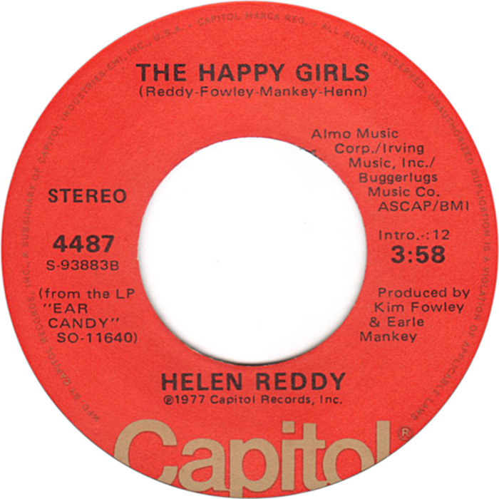 Helen Reddy — The Happy Girls cover artwork