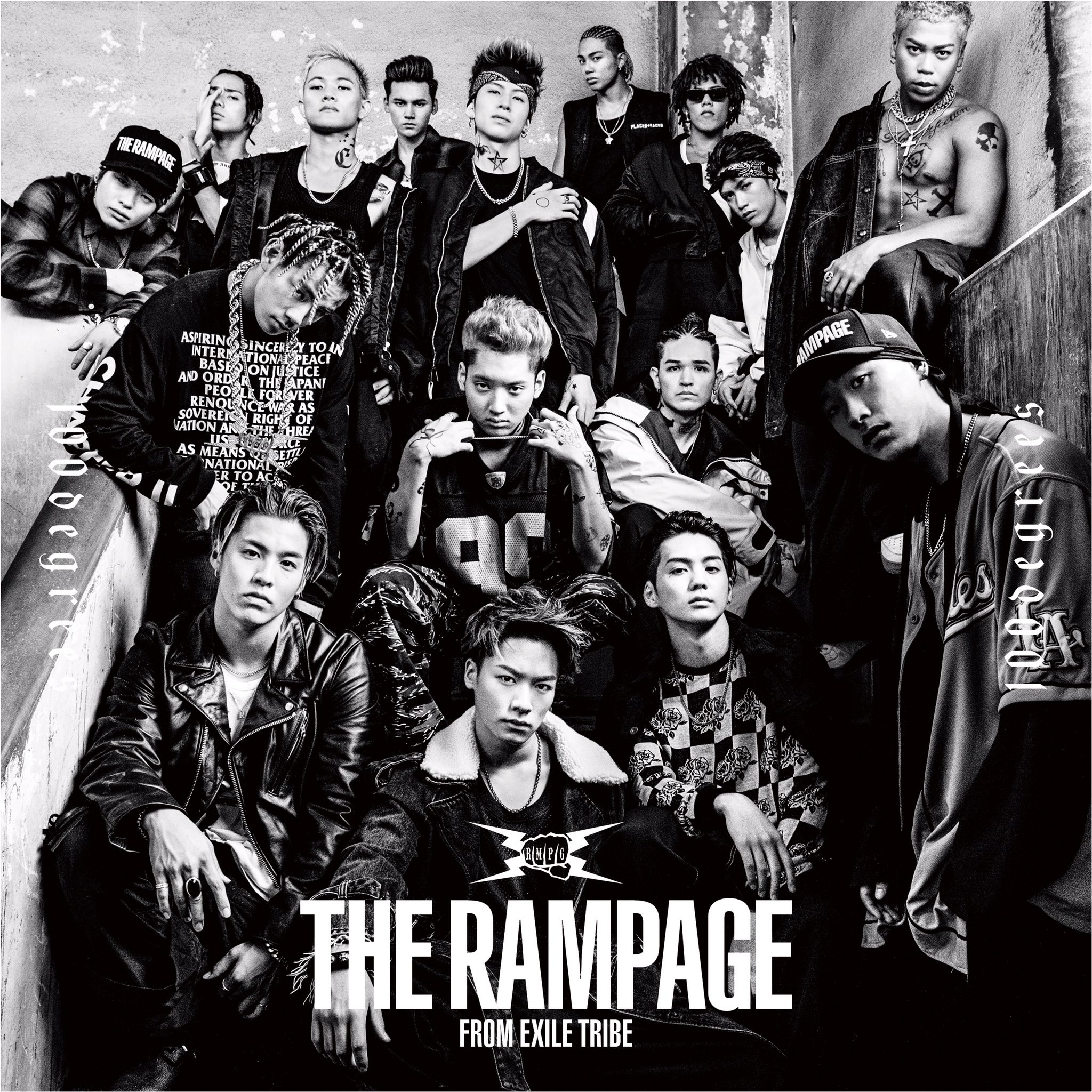 THE RAMPAGE from EXILE TRIBE — 100degrees cover artwork
