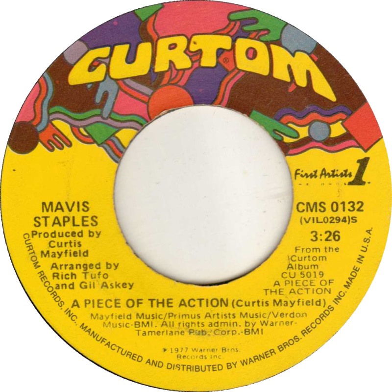 Mavis Staples — A Piece of the Action cover artwork