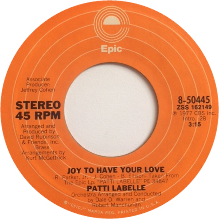 Patti LaBelle — Joy to Have Your Love cover artwork