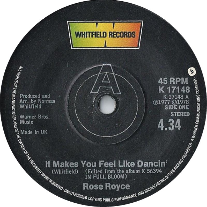 Rose Royce — It Makes You Feel Like Dancin' cover artwork