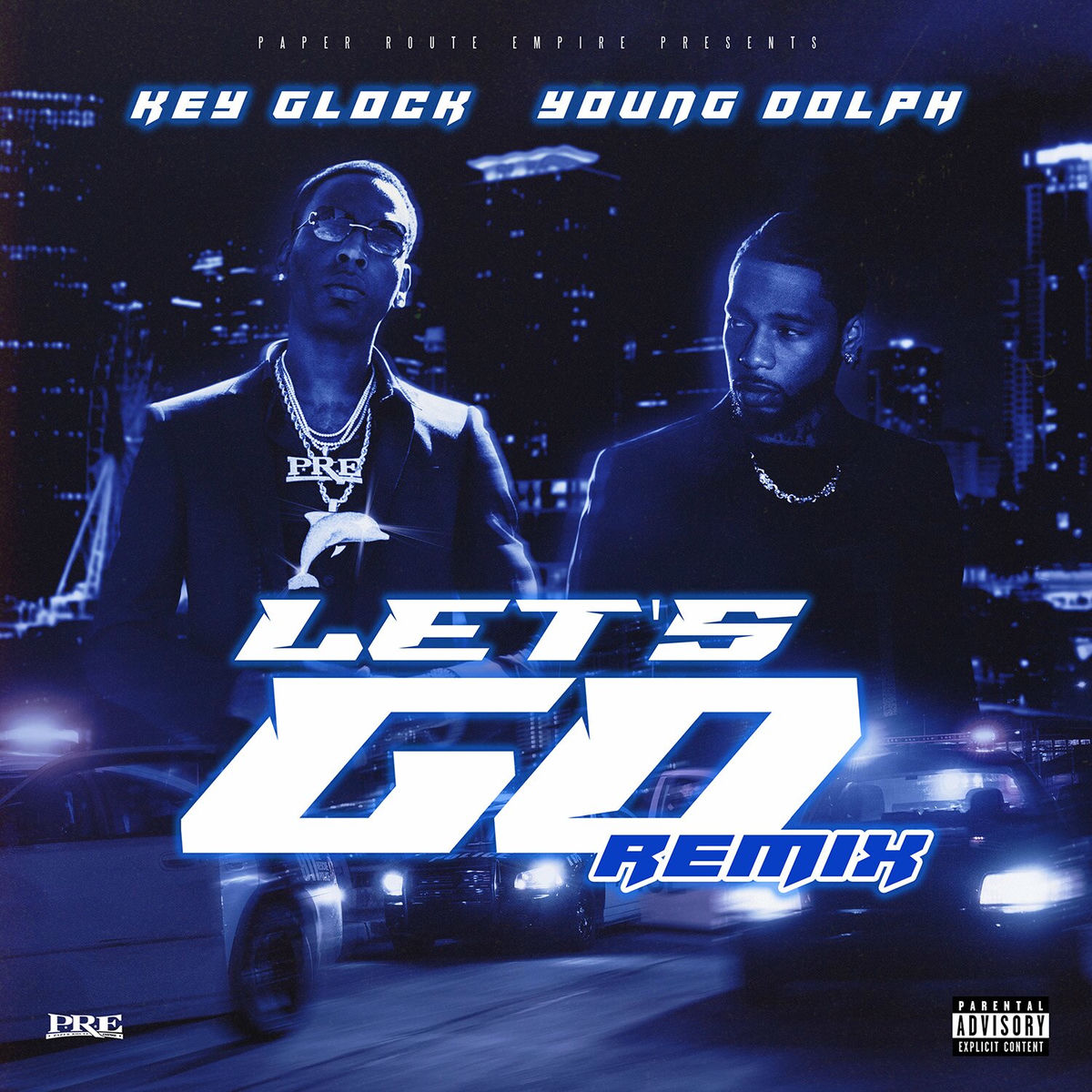 Key Glock & Young Dolph — Let's Go (Remix) cover artwork
