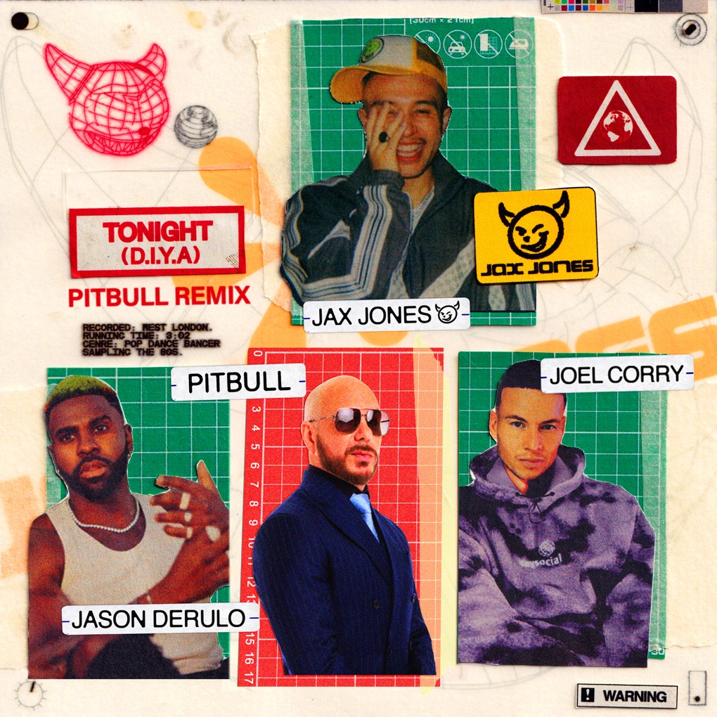 Jax Jones, Joel Corry, Jason Derulo, & Pitbull — Tonight (D.I.Y.A) [Pitbull Remix] cover artwork