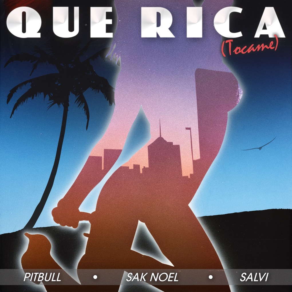 Pitbull, Sak Noel, & Salvi — Que Rica (Tocame) cover artwork