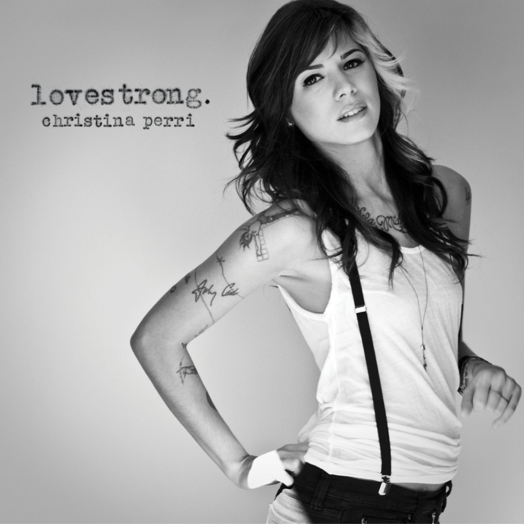 Christina Perri lovestrong. cover artwork