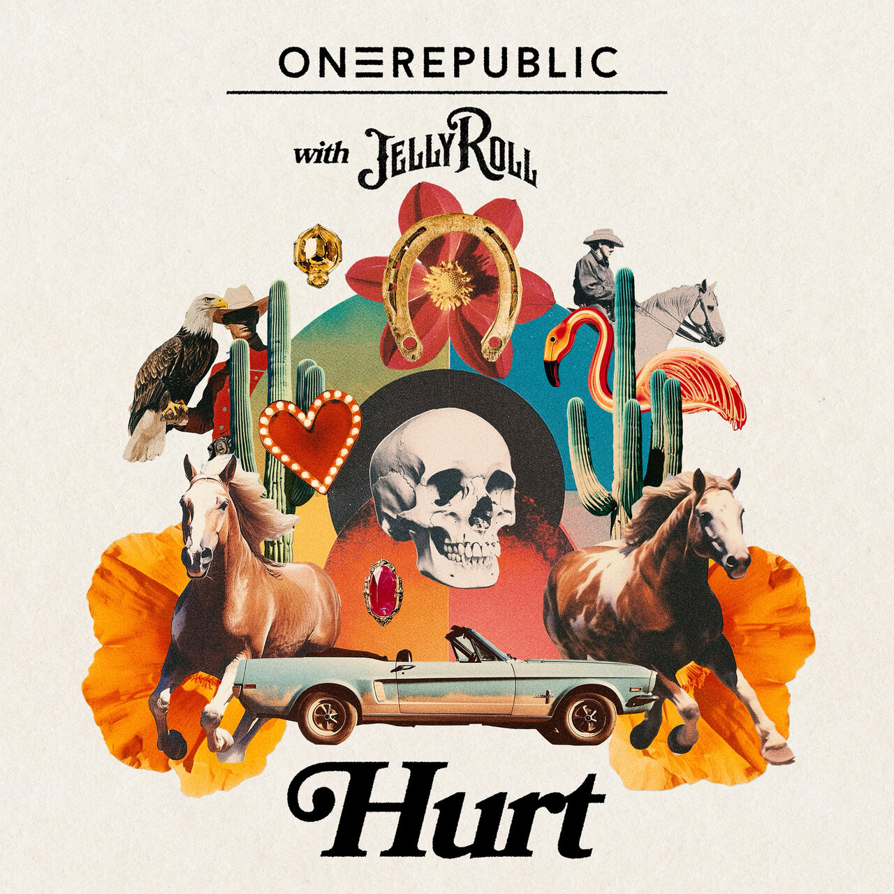 OneRepublic & Jelly Roll — Hurt cover artwork