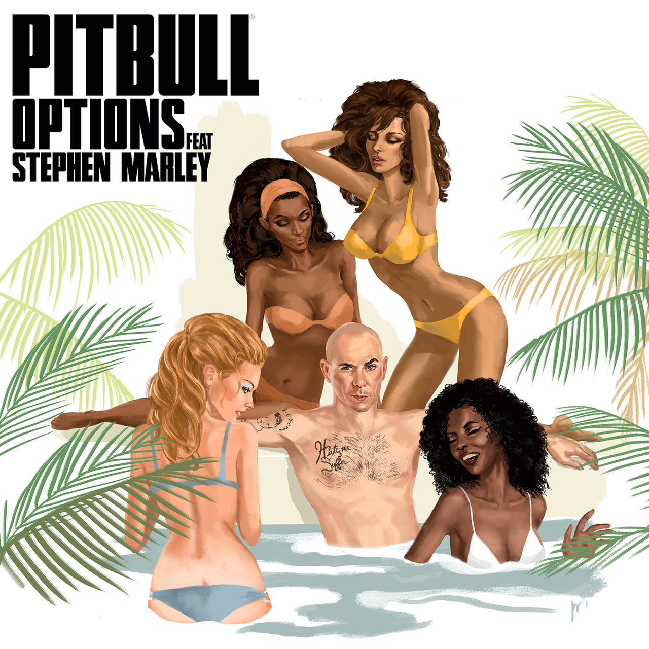 Pitbull featuring Stephen Marley — Options cover artwork