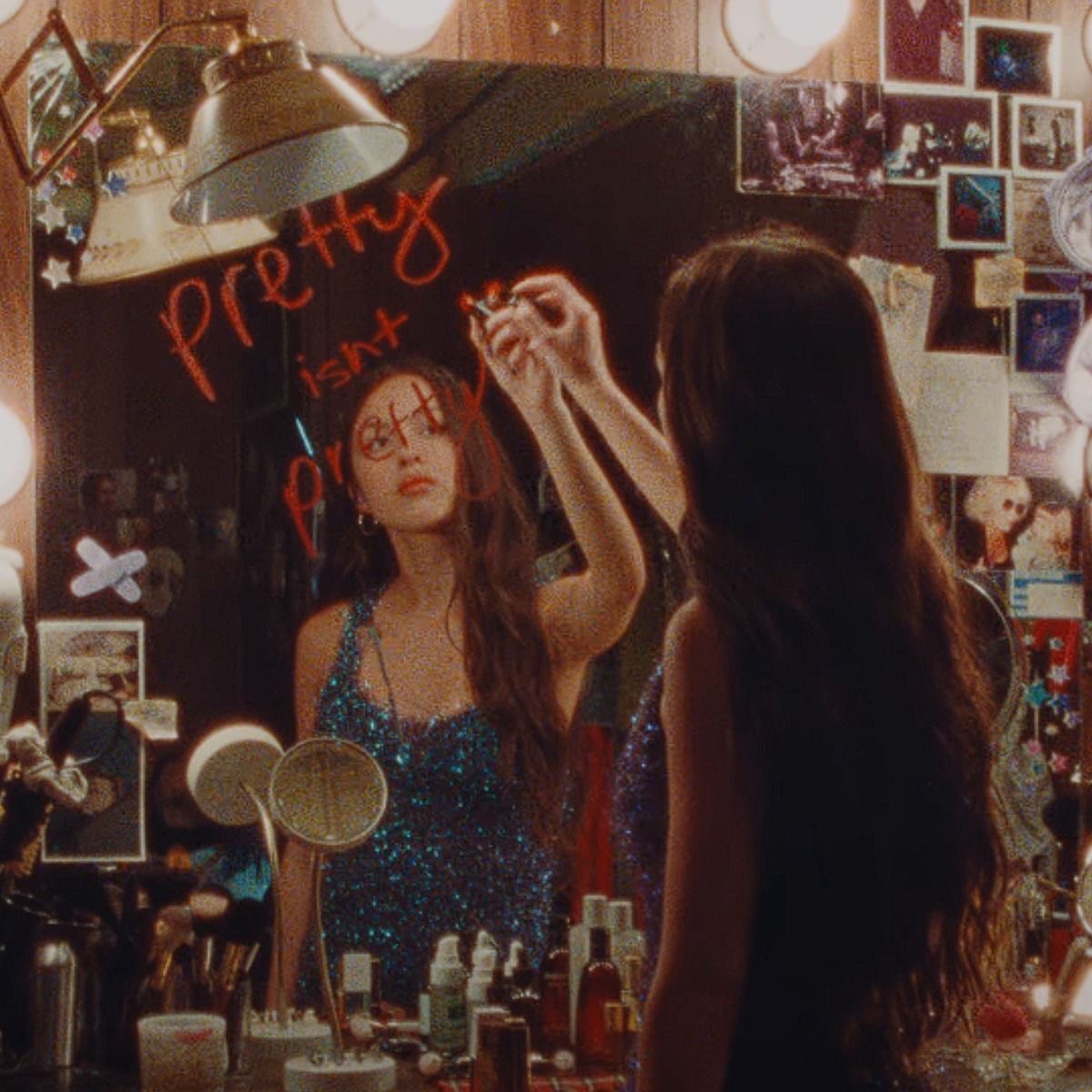 Olivia Rodrigo — pretty isn't pretty cover artwork