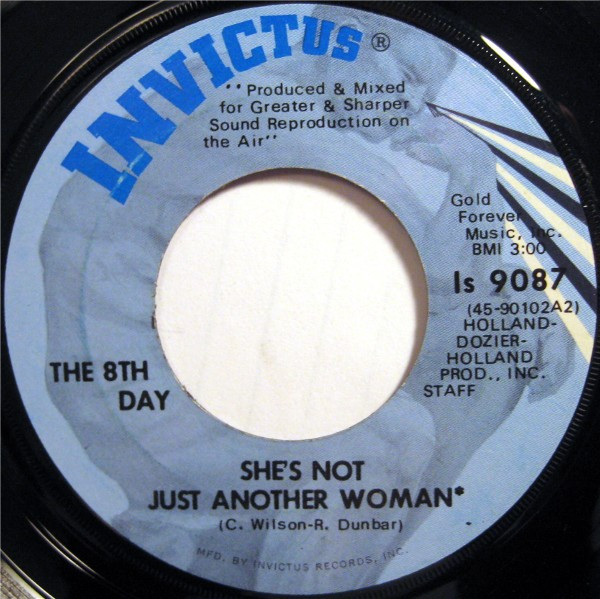 8th Day — She's Not Just Another Woman cover artwork