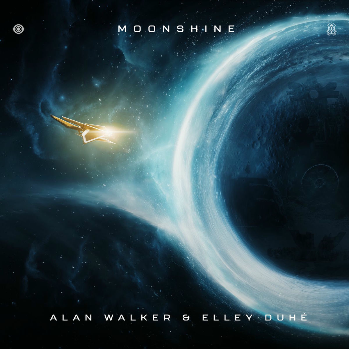 Alan Walker & Elley Duhé — Moonshine cover artwork