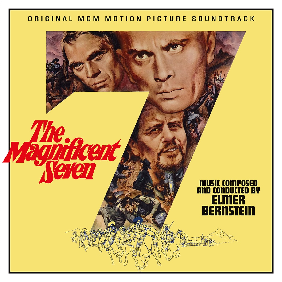 Elmer Bernstein — The Magnificent Seven cover artwork