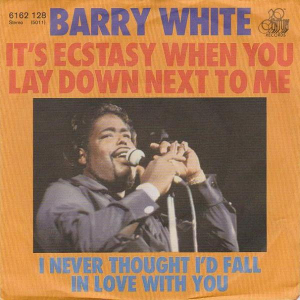 Barry White — It's Ecstasy When You Lay Down Next to Me cover artwork