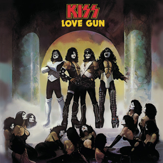 KISS Love Gun cover artwork